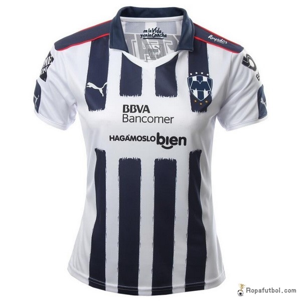 Camiseta Monterrey Replica Primera Ropa Mujer 2016/17 Blanco